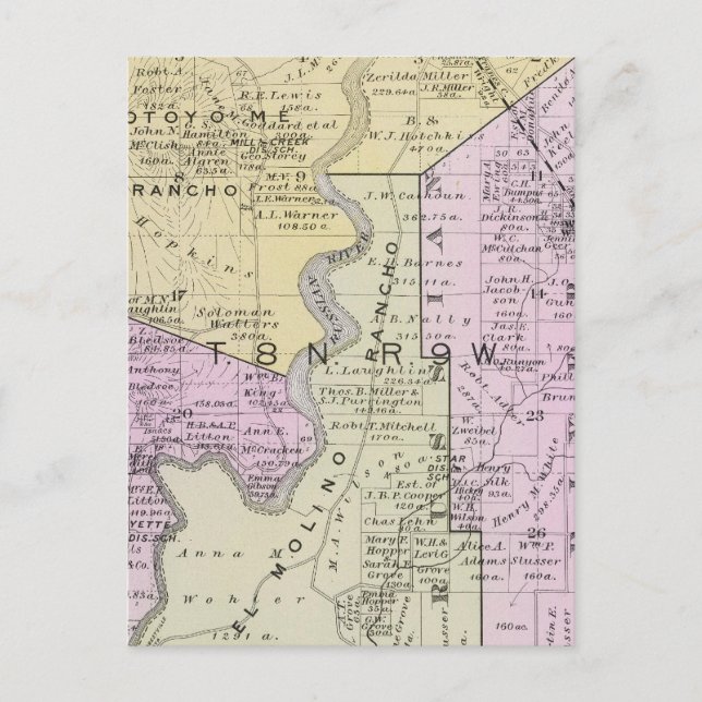 Cartão Postal Condado de Sonoma, Califórnia 2 (Frente)