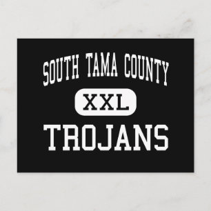 Cartão Postal Condado de Tama do Sul - Trojans - High - Tama Iow