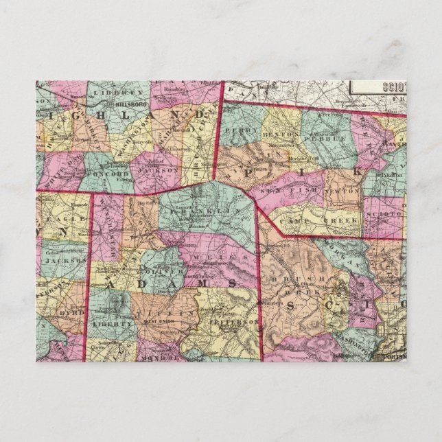 Cartão Postal condados de Ohio 2 (Frente)