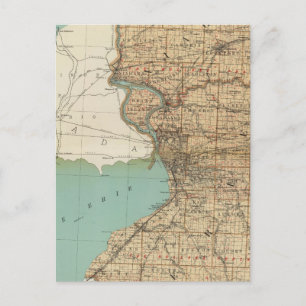 Cartão Postal Condados Niagara e Erie