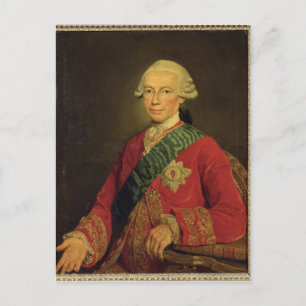 Cartão Postal Conde Claude-Louis-Robert de Santo-Germain 1777