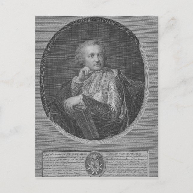 Cartão Postal Conde Stroganov (Frente)