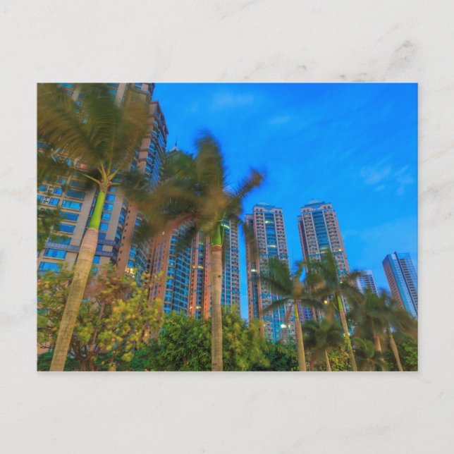 Cartão Postal Condomínios de luxo na China (Frente)