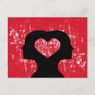 Cartão Postal Conectado com amor