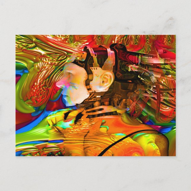 Cartão Postal Conexão do Robô (Frente)