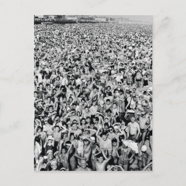 Cartão Postal Coney Island Bright Beach (Frente)