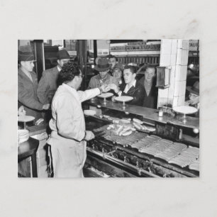 Cartão Postal Coney Island Nathan's Hotdog Stand