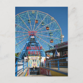 Cartão Postal Coney Island Wonder Wheel