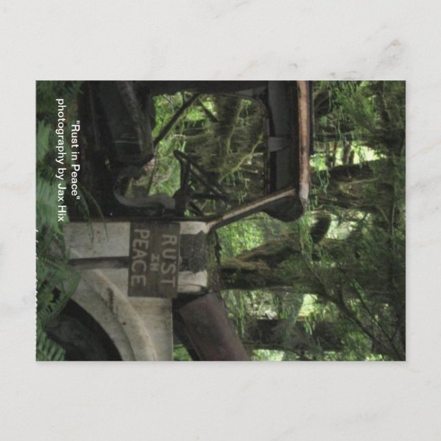 Cartão Postal Confiança Em Paz (Frente)