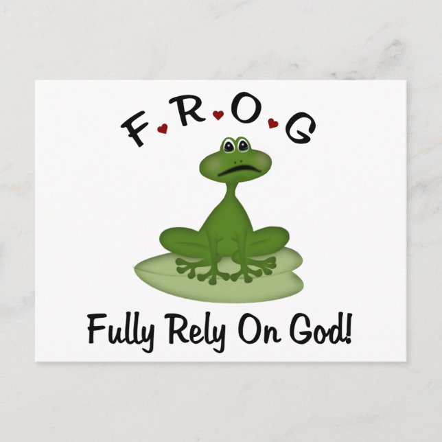 Cartão Postal Confie em Deus (Frente)