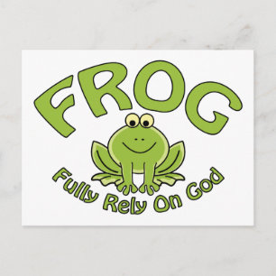 Cartão Postal Confie plenamente em Deus