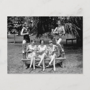 Cartão Postal Confira Aquelas Ukuleles! - Anos 1920