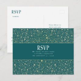 Cartão Postal Confirmação de Casamento das Estrelas Noturnas