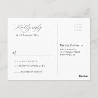 Confirmação de presença para casamento com verde d