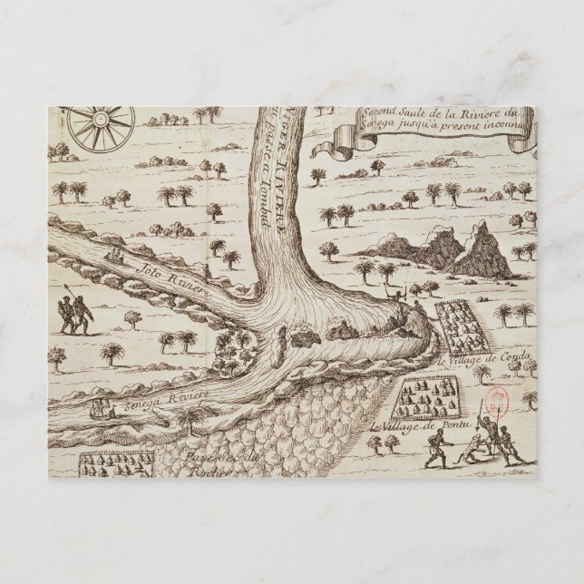 Cartão Postal Confluência do Níger (Frente)