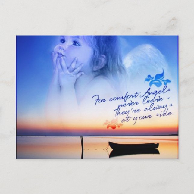Cartão Postal conforto dos anjos (Frente)