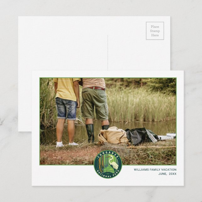 Cartão Postal Congaree National Park (Frente/Verso)