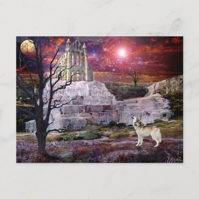 Cartão Postal Congelado à Lua (Frente)