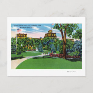 Cartão Postal Congress Park View do Grand Union Hotel