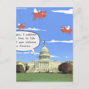 Cartão Postal Congresso & Conversa sobre Violência com Armas Qua