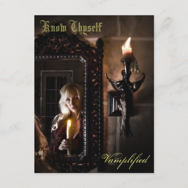 Cartão Postal Conheça Thyself Vamplified (Frente)