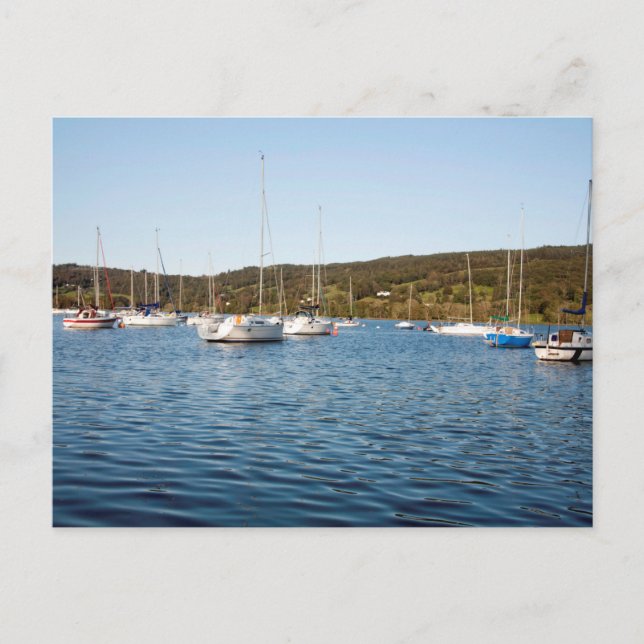 Cartão Postal Coniston Water Cumbria England (Frente)