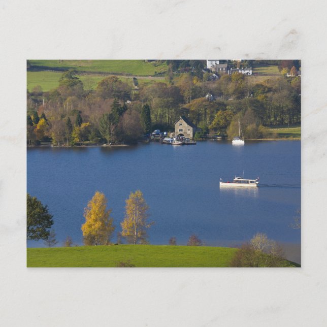 Cartão Postal Coniston Water, Lake District, Cumbria, Inglaterra (Frente)