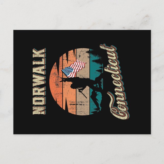 Cartão Postal Connecticut (Frente)