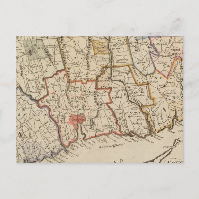 Cartão Postal Connecticut (Frente)