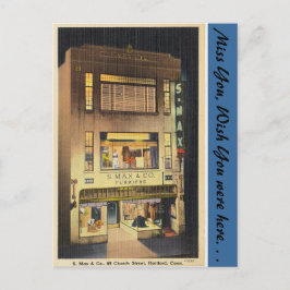Cartão Postal Connecticut, S. Max & Co.
