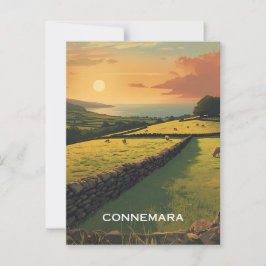 Cartão Postal Connemara Irlanda