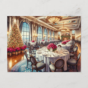 Cartão Postal Connor Hotel Natal Jantar Joplin MO