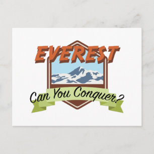 Cartão Postal Conquiste o Everest