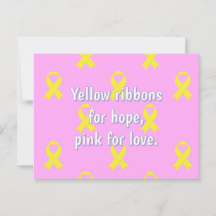 Cartão Postal Consciência do Cancer Ósseo