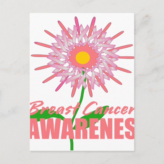Cartão Postal Consciência do cancro da mama (Frente)