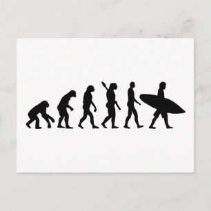 Cartão Postal Conselho de surf de navegação em evolução