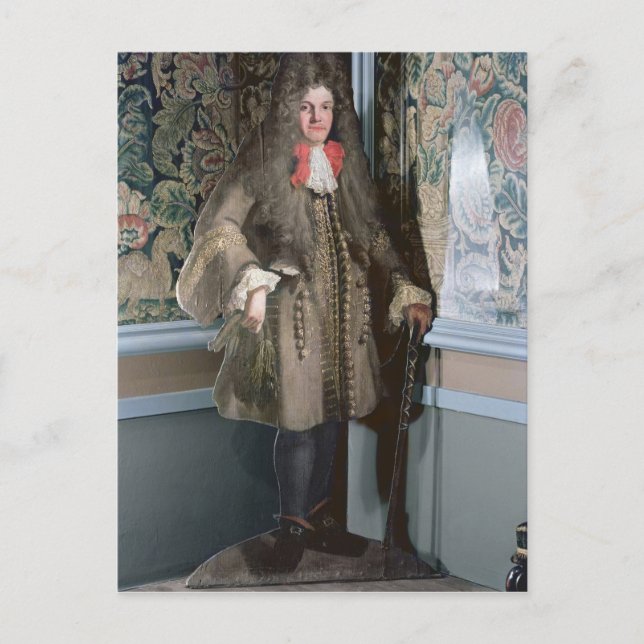 Cartão Postal Conselho fictício de um homem, c.1690 (Frente)