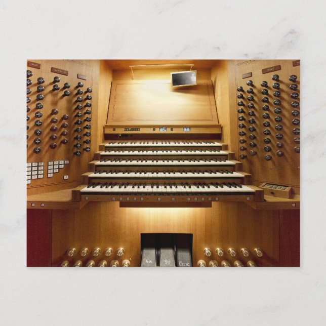 Cartão Postal Console de órgãos, Xangai (Frente)
