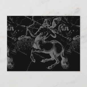 Cartão Postal Constelação de Sagittarius Classy Hevelius Engav