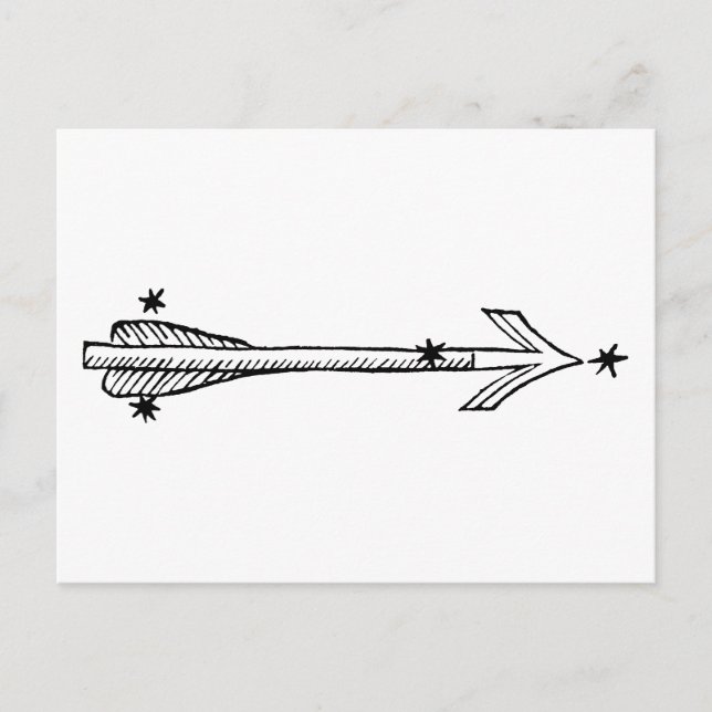 Cartão Postal Constelação: Sagitta (Frente)