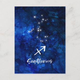 Cartão Postal Constelação Zodiacal de Sagitário Galáxia Celeste
