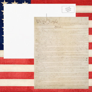 Cartão Postal Constituição dos Estados Unidos, Nós, o Povo