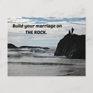 Cartão Postal Construa seu casamento no The Rock.
