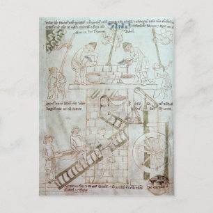 Cartão Postal Construção da Torre de Babel