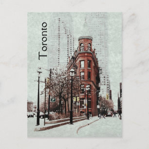 Cartão Postal Construção de ferro plano Toronto - retrorada