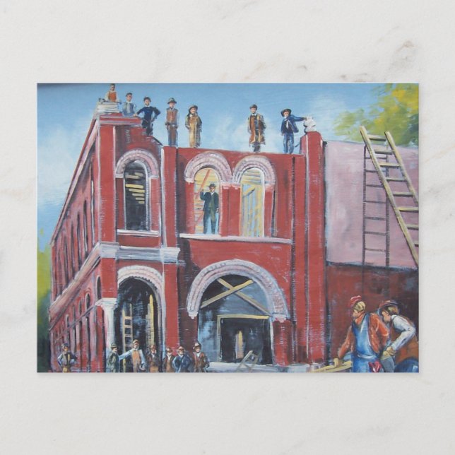 Cartão Postal Construção do Banco do Primeiro Estado (Frente)