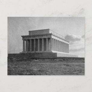 Cartão Postal Construção do Memorial Lincoln (1920)