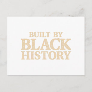 Cartão Postal Construído por Black History African American Blac