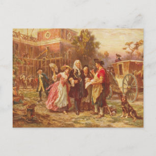 Cartão Postal Construindo o Berço da Liberdade Jean Gerome Ferri