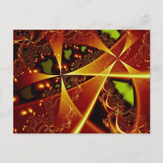 Cartão Postal Contato com a arte frontal (Frente)